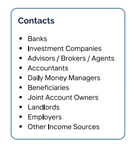 Roadmap Related Contacts Checklist Screenshot